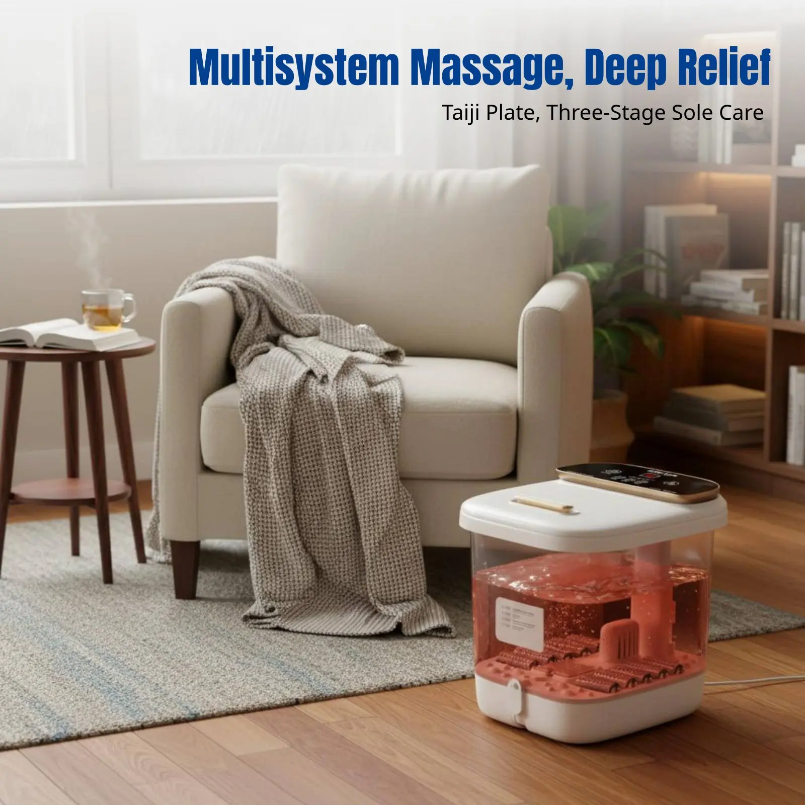 Foot Bath Tub, Smart Heated Foot Spa, Automatic Massage, Deep Barrel, Home Electric Health Care
Foot Bath Tub, Smart Heated Foot Spa, Automatic Massage, Deep Barrel, Home Electric Health Care