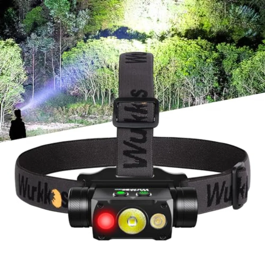 HD50 4000 Lumens Rechargeable Headlamp with Red Light90CRI Bright LED Headlamp with 6 Modes Dual Switch and Magnetic Base IP67
HD50 4000 Lumens Rechargeable Headlamp with Red Light90CRI Bright LED Headlamp with 6 Modes Dual Switch and Magnetic Base IP67