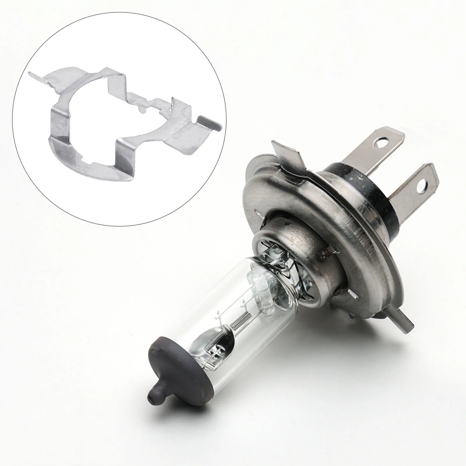 4Pcs H7 LED Headlight Bulb Retainers Stainless Steel Adapter Clips Easy Install No Modification Needed Headlight Holder
4Pcs H7 LED Headlight Bulb Retainers Stainless Steel Adapter Clips Easy Install No Modification Needed Headlight Holder