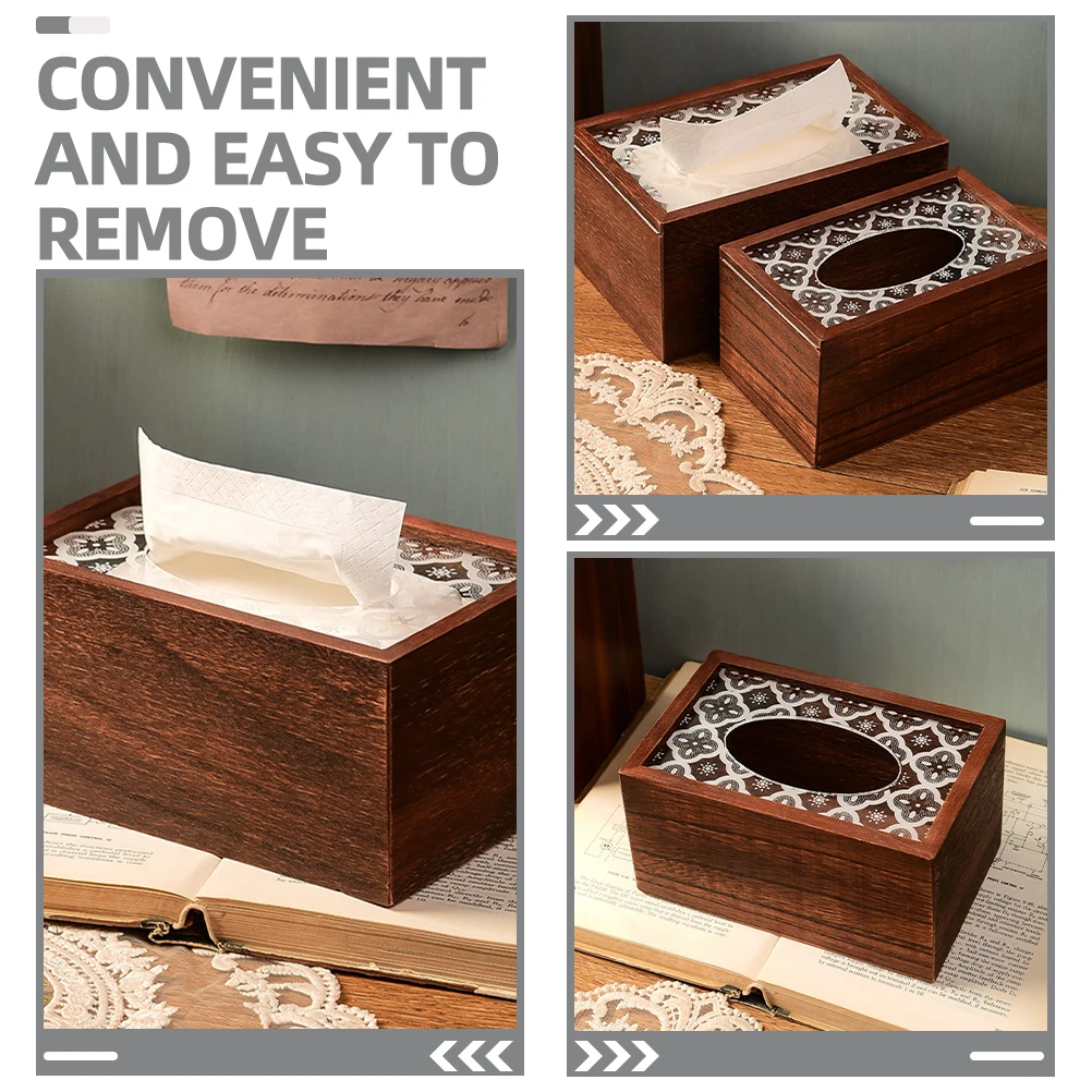 Solid Wood Tissue Box Vintage Napkin Holder Home Office Decor Paper Towel Storage ganizer Bedroom Living Room Furniture
Solid Wood Tissue Box Vintage Napkin Holder Home Office Decor Paper Towel Storage ganizer Bedroom Living Room Furniture