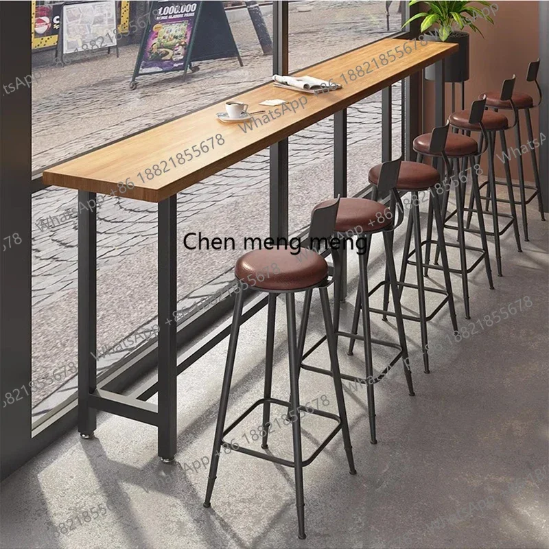 Commercial Solid Wood Bar Table Saloon Milk Tea Long Senior Bar Table Lean Against Wall Narrow Table Furniture
Commercial Solid Wood Bar Table Saloon Milk Tea Long Senior Bar Table Lean Against Wall Narrow Table Furniture