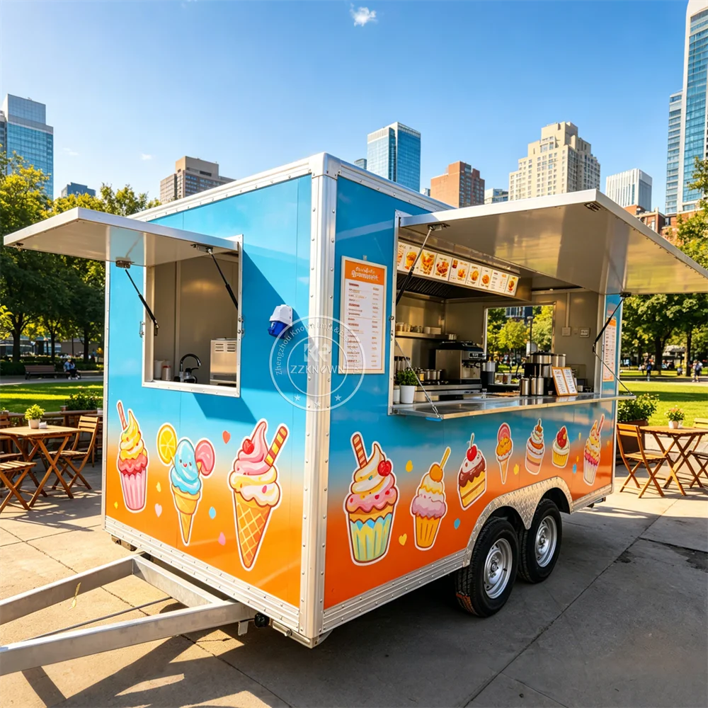 Concession Fast Food Trailer Mobile Hot Dog Sandwich Hamburger BBQ Taco Ice Cream Cart Snack Food Truck For Sale
Concession Fast Food Trailer Mobile Hot Dog Sandwich Hamburger BBQ Taco Ice Cream Cart Snack Food Truck For Sale