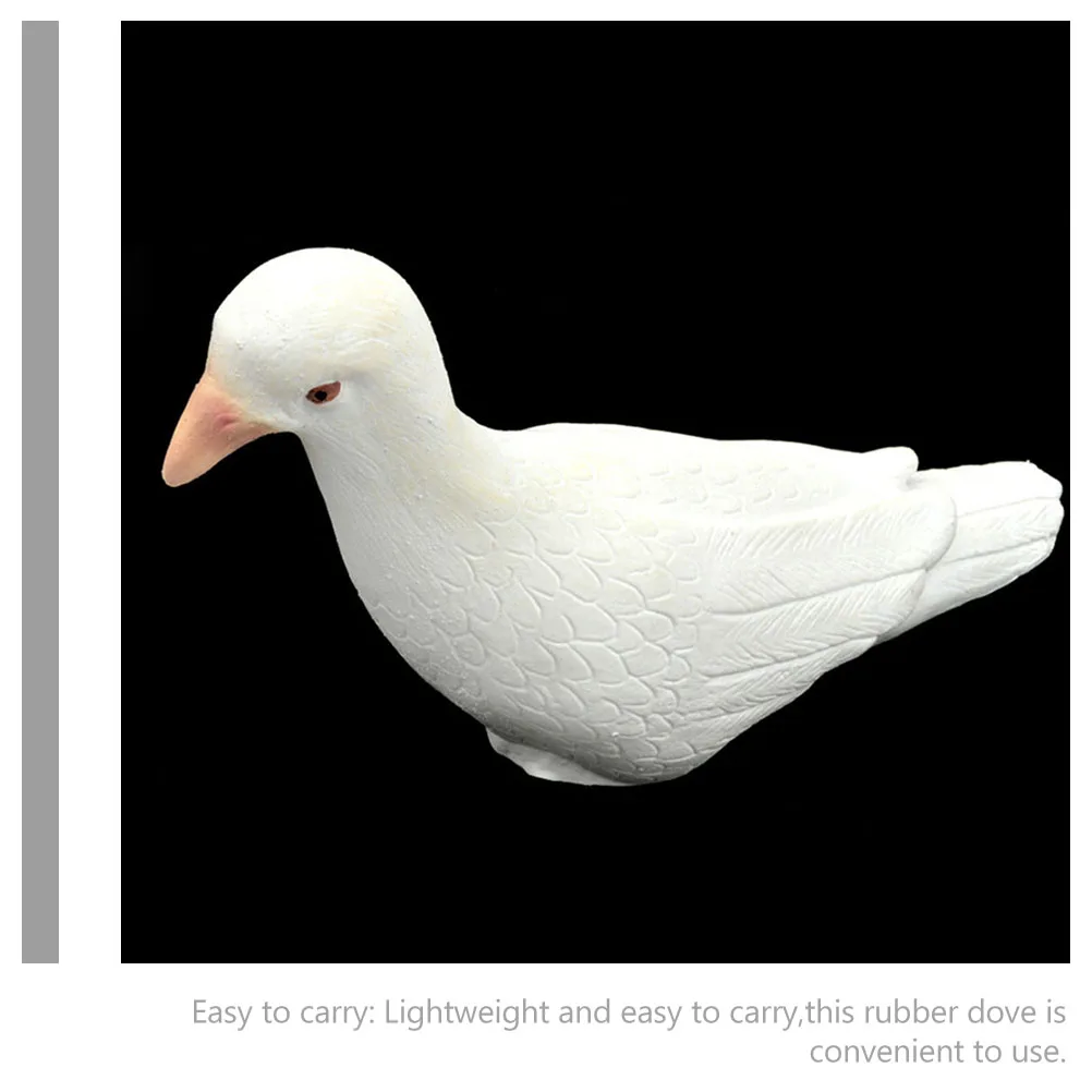 Rubber Simulation Pigeon Props Artificial Dove Statue for Garden Decor Party Trick Stage Performance Lightweight Durable Safe
Rubber Simulation Pigeon Props Artificial Dove Statue for Garden Decor Party Trick Stage Performance Lightweight Durable Safe