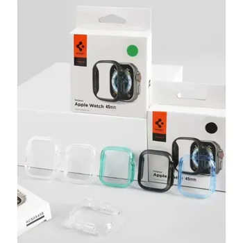 Spigen THIN FIT Transparent apple Watch Case For iWatch Series 7/8 41mm 45mm 49mm Watch Ultra PC Case Cover