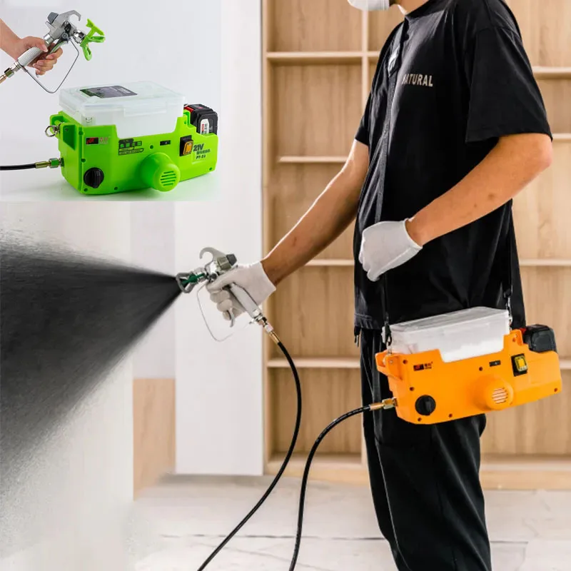 Backpack Handheld Airless Sprayer Lithium Battery Professional High Voltage Paint Sprayer Machine Airless Tool Spraying Painting
Backpack Handheld Airless Sprayer Lithium Battery Professional High Voltage Paint Sprayer Machine Airless Tool Spraying Painting