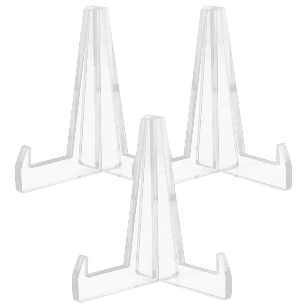 3Pcs Acrylic Easel Stand Transparent Display Holder for Plates Cups Bowls Photo Display Rack Artwork Collection Medal Stand 
3Pcs Acrylic Easel Stand Transparent Display Holder for Plates Cups Bowls Photo Display Rack Artwork Collection Medal Stand