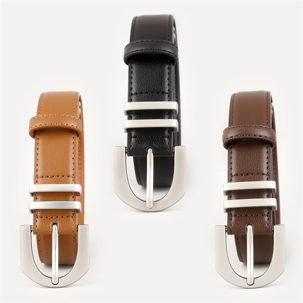 Genuine Leather Belt for Women Sliver Color Buckle Korean Design Waistbelt Adjustable Belts for Jeans Trouser T-shirt
Genuine Leather Belt for Women Sliver Color Buckle Korean Design Waistbelt Adjustable Belts for Jeans Trouser T-shirt