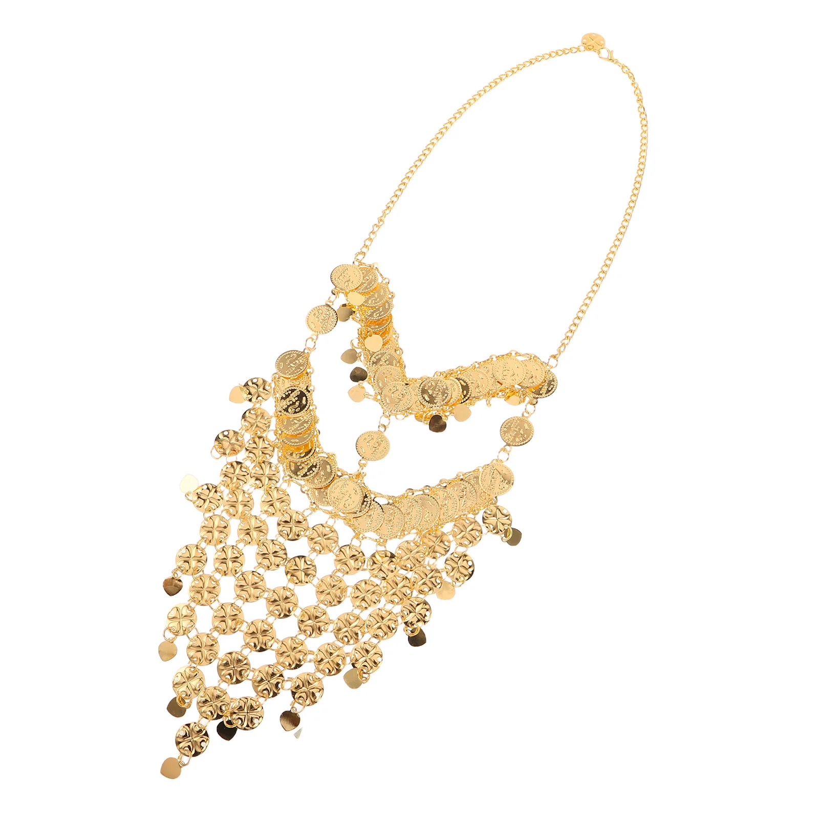 Belly Dancing Face Veil Golden Coin Accent Light Breathable Material Stage Performance Tribal Indian Dance Costume
Belly Dancing Face Veil Golden Coin Accent Light Breathable Material Stage Performance Tribal Indian Dance Costume