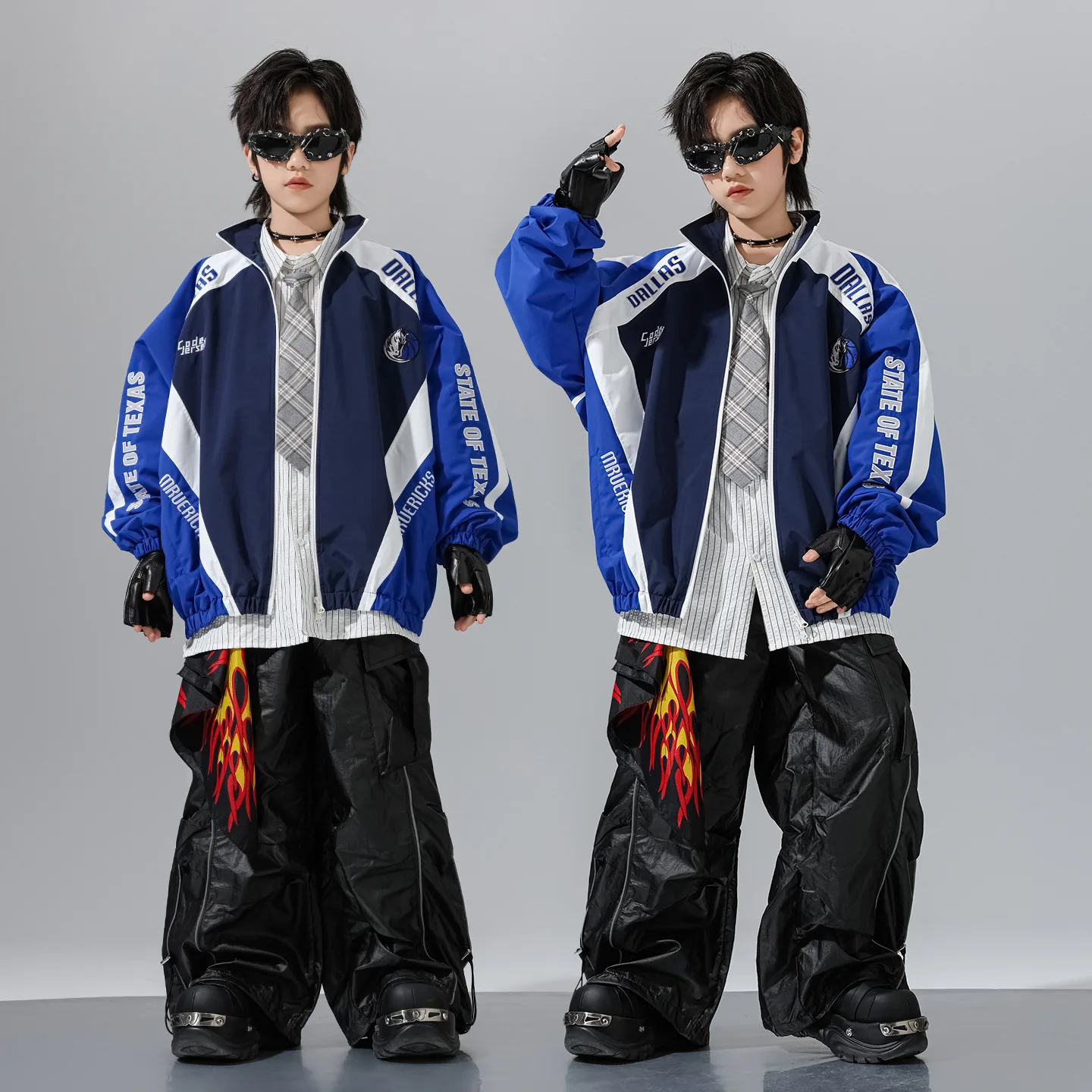 Комплекты одежды для детей и подростков: свободные повседневные куртки в стиле хип-хоп и мотоциклетные куртки, кожаные брюки, куртки и брюки для мальчиков и девочек, спортивные костюмы
Комплекты одежды для детей и подростков: свободные повседневные куртки в стиле хип-хоп и мотоциклетные куртки, кожаные брюки, куртки и брюки для мальчиков и девочек, спортивные костюмы