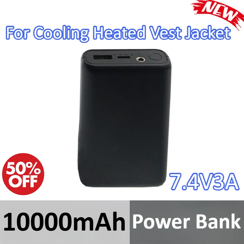10000mAh 7.4V 3A Power Bank Portable Charger External Battery Pack For Cooling Heated Vest Jacket For Xiaomi For iPhone
10000mAh 7.4V 3A Power Bank Portable Charger External Battery Pack For Cooling Heated Vest Jacket For Xiaomi For iPhone