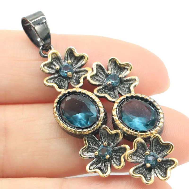 Buy 3 Get 1 Free 50x22mm Big Heavy 5.9g Red Blood Ruby Tanzanite London Blue Topaz Black Gold Silver Pendant Earrings
Buy 3 Get 1 Free 50x22mm Big Heavy 5.9g Red Blood Ruby Tanzanite London Blue Topaz Black Gold Silver Pendant Earrings