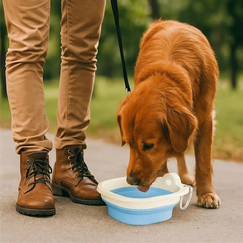 Portable Collapsible Dog Water Bowl Lightweight Food Grade Folding Pet Dish Easy To Clean Non-slip Pet Food Water Feeding Tray
Portable Collapsible Dog Water Bowl Lightweight Food Grade Folding Pet Dish Easy To Clean Non-slip Pet Food Water Feeding Tray