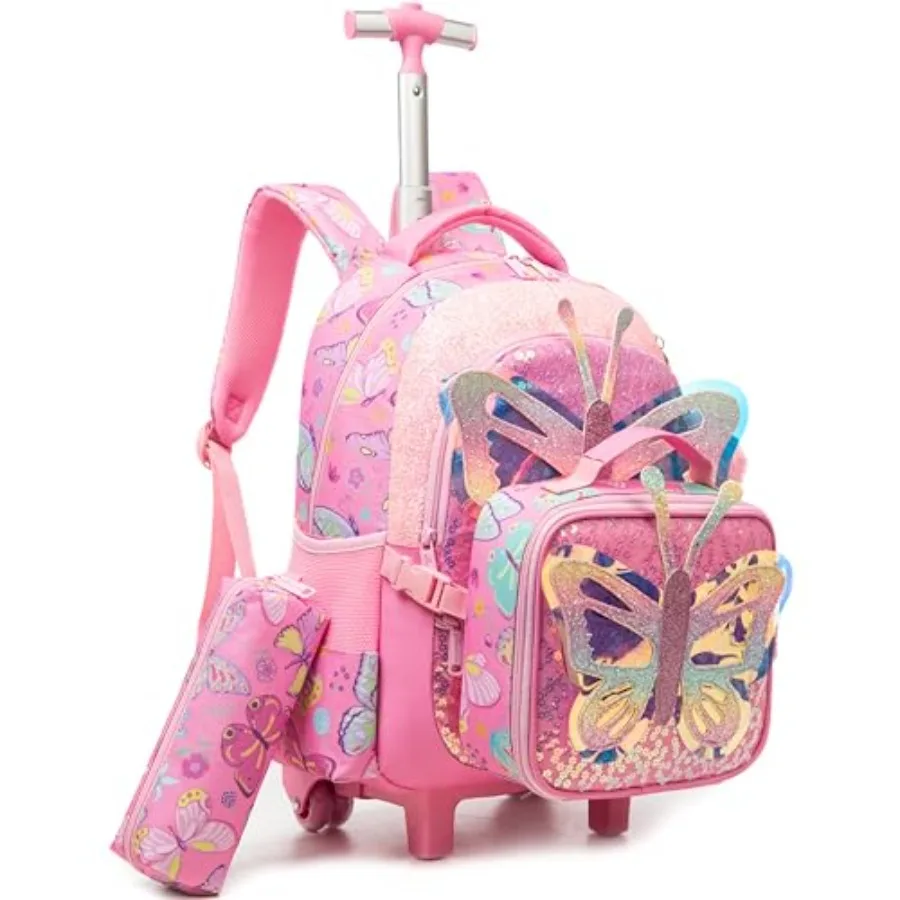 Rolling Backpack for Girls Backpacks with Wheels for Elementary Preschool Students 3 in 1 Carry on Travel Luggage Suitcase with
Rolling Backpack for Girls Backpacks with Wheels for Elementary Preschool Students 3 in 1 Carry on Travel Luggage Suitcase with