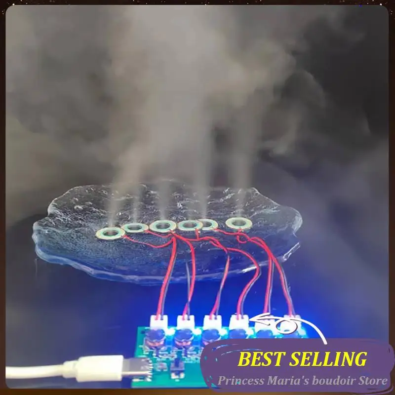 AB30-Humidifier Module DIY Kit Nebulizing Control Board Ultrasonic Nebulizer Mist Driver Circuit Board 6 Nozzle
AB30-Humidifier Module DIY Kit Nebulizing Control Board Ultrasonic Nebulizer Mist Driver Circuit Board 6 Nozzle