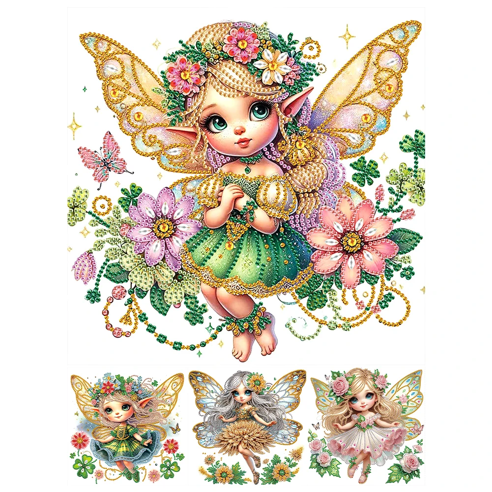Набор из 4-х картин для алмазной вышивки 5D DIY, с частичной выкладкой, специальной формы, «Эльфы и феи», 30x30 см
Набор из 4-х картин для алмазной вышивки 5D DIY, с частичной выкладкой, специальной формы, «Эльфы и феи», 30x30 см