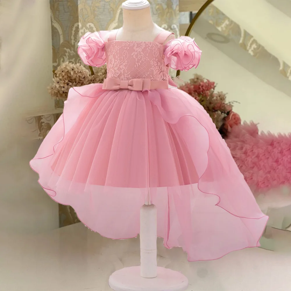 Детское розовое праздничное платье с цветочной вышивкой, детское платье принцессы со шлейфом, платья с цветочным принтом, кружевная модная одежда для девочек, первый день рождения
Детское розовое праздничное платье с цветочной вышивкой, детское платье принцессы со шлейфом, платья с цветочным принтом, кружевная модная одежда для девочек, первый день рождения