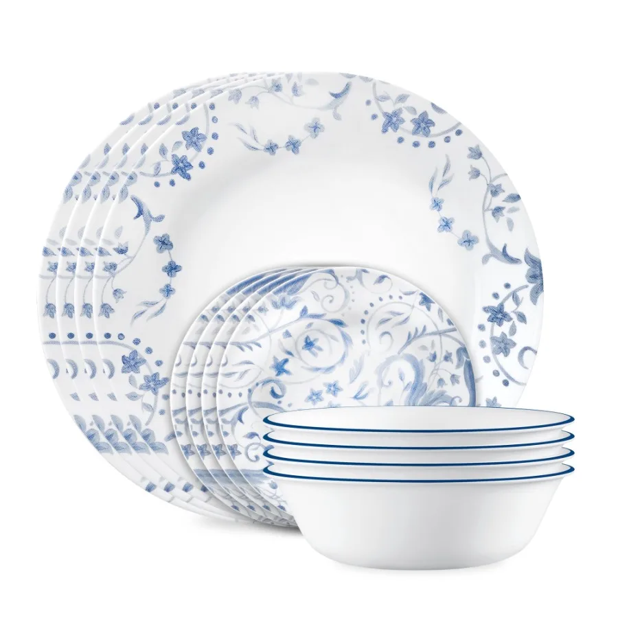 Darlington 12-Piece Glass Dinnerware Set Service for 4
Darlington 12-Piece Glass Dinnerware Set Service for 4