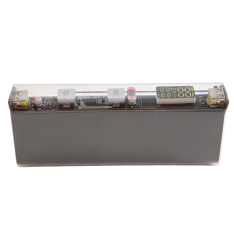 DIY Power Bank Case Accessories Fast Charging Board 100W With USB TYPE C Two-Way Suit 18650/21700 Battery Case Grey
DIY Power Bank Case Accessories Fast Charging Board 100W With USB TYPE C Two-Way Suit 18650/21700 Battery Case Grey