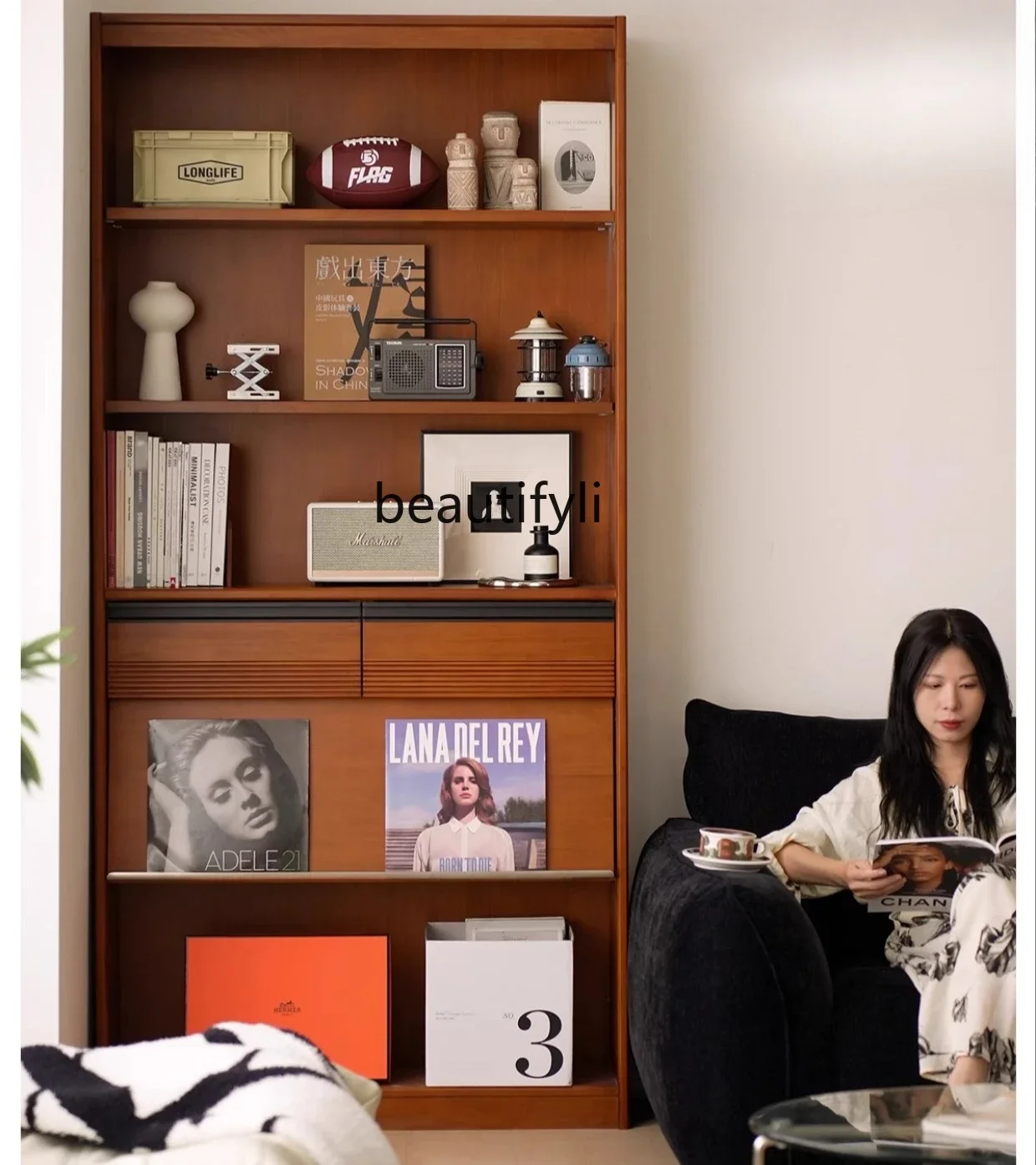 Solid Wood Wall Bookcase Integrated Whole Wall Combination Cabinet Vintage Bookshelf Living Room Floor Storage Display Cabinet
Solid Wood Wall Bookcase Integrated Whole Wall Combination Cabinet Vintage Bookshelf Living Room Floor Storage Display Cabinet