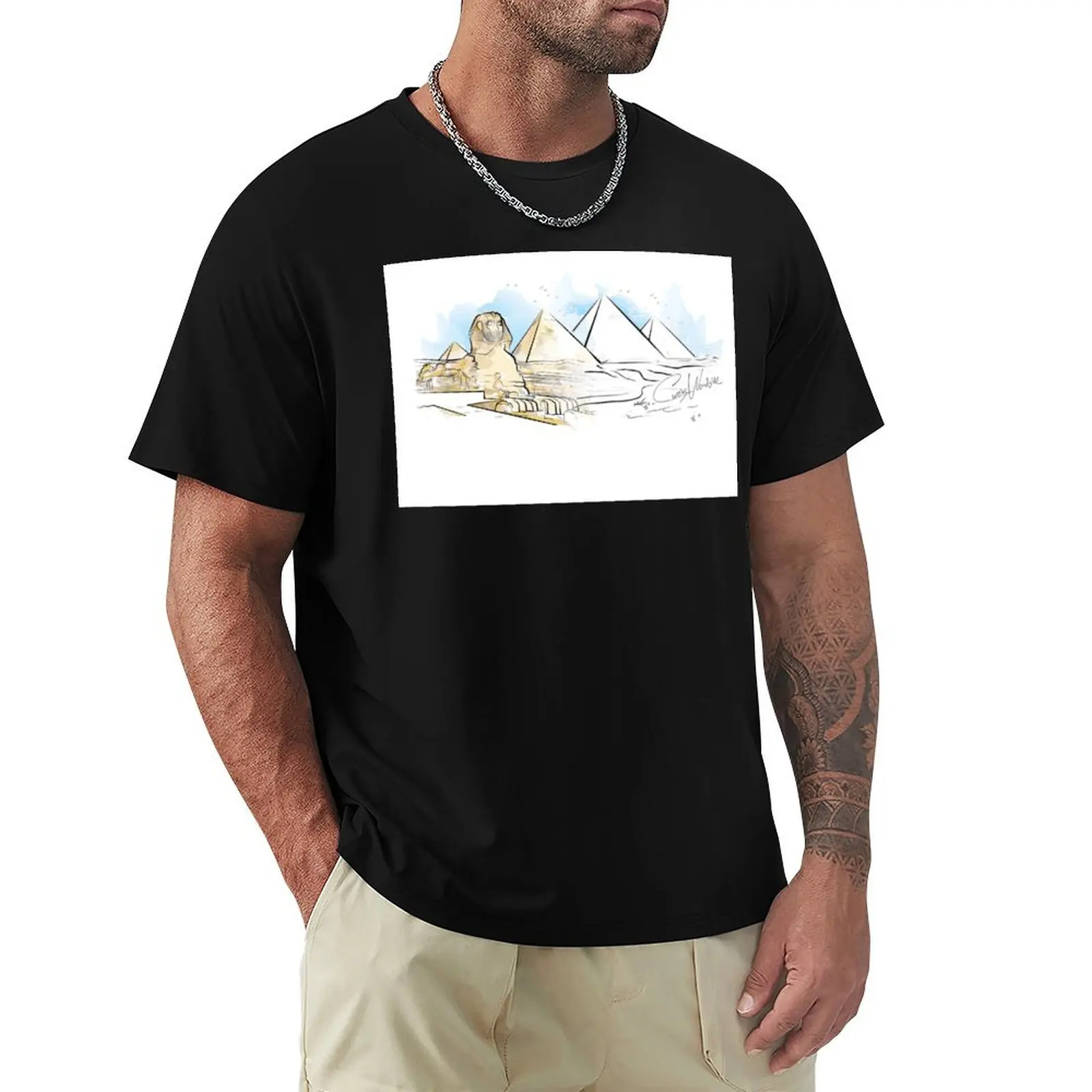 Pyramids & Sphinx at Giza Watercolour Mask T-Shirt Louboutins T-shirts oversize mens designer clothes
Pyramids & Sphinx at Giza Watercolour Mask T-Shirt Louboutins T-shirts oversize mens designer clothes