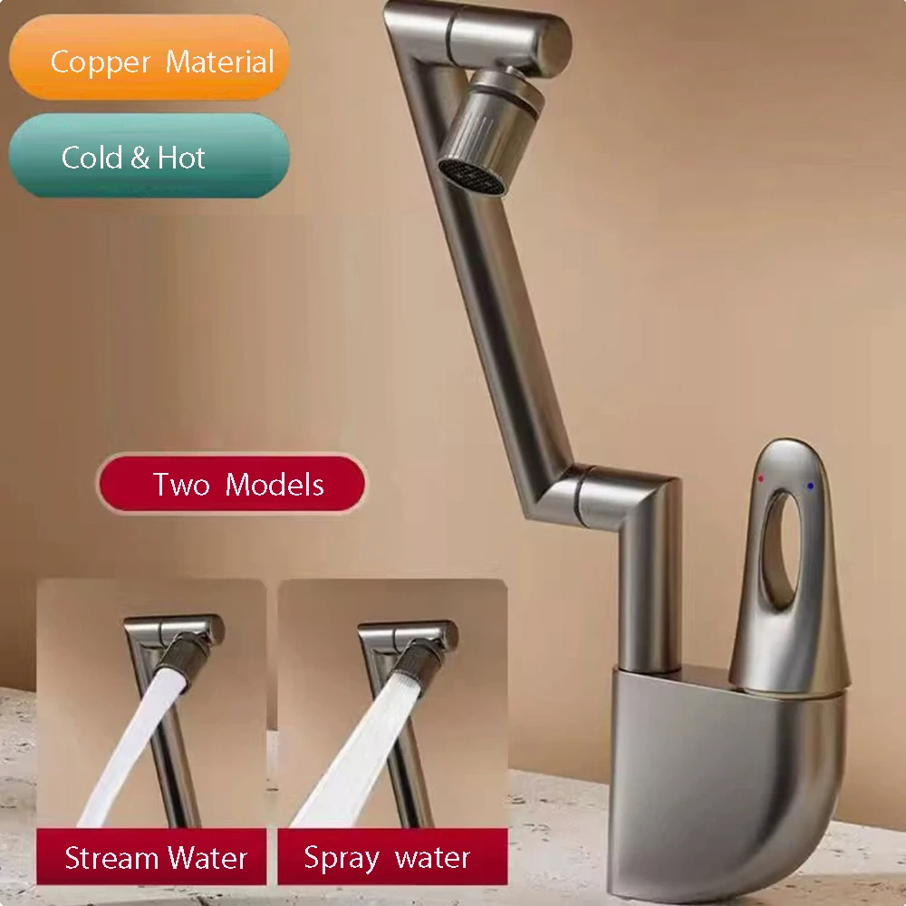 Bathroom Basin Faucet With All Copper Material ,1440 Rotation Two Models Water Out ,Cold & Hot Water ,Ceremic Valve Core
Bathroom Basin Faucet With All Copper Material ,1440 Rotation Two Models Water Out ,Cold & Hot Water ,Ceremic Valve Core