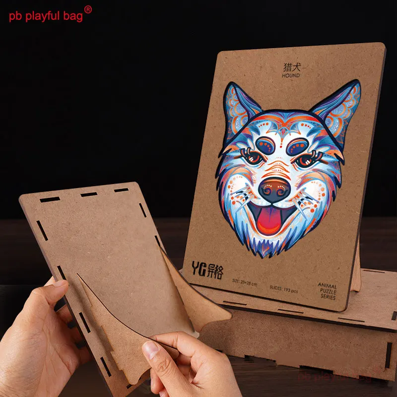 PBPlayfulBag Wooden box irregular shaped Animal hound Puzzle Children's educational toy high difficulty decompression gift UG207
PBPlayfulBag Wooden box irregular shaped Animal hound Puzzle Children's educational toy high difficulty decompression gift UG207