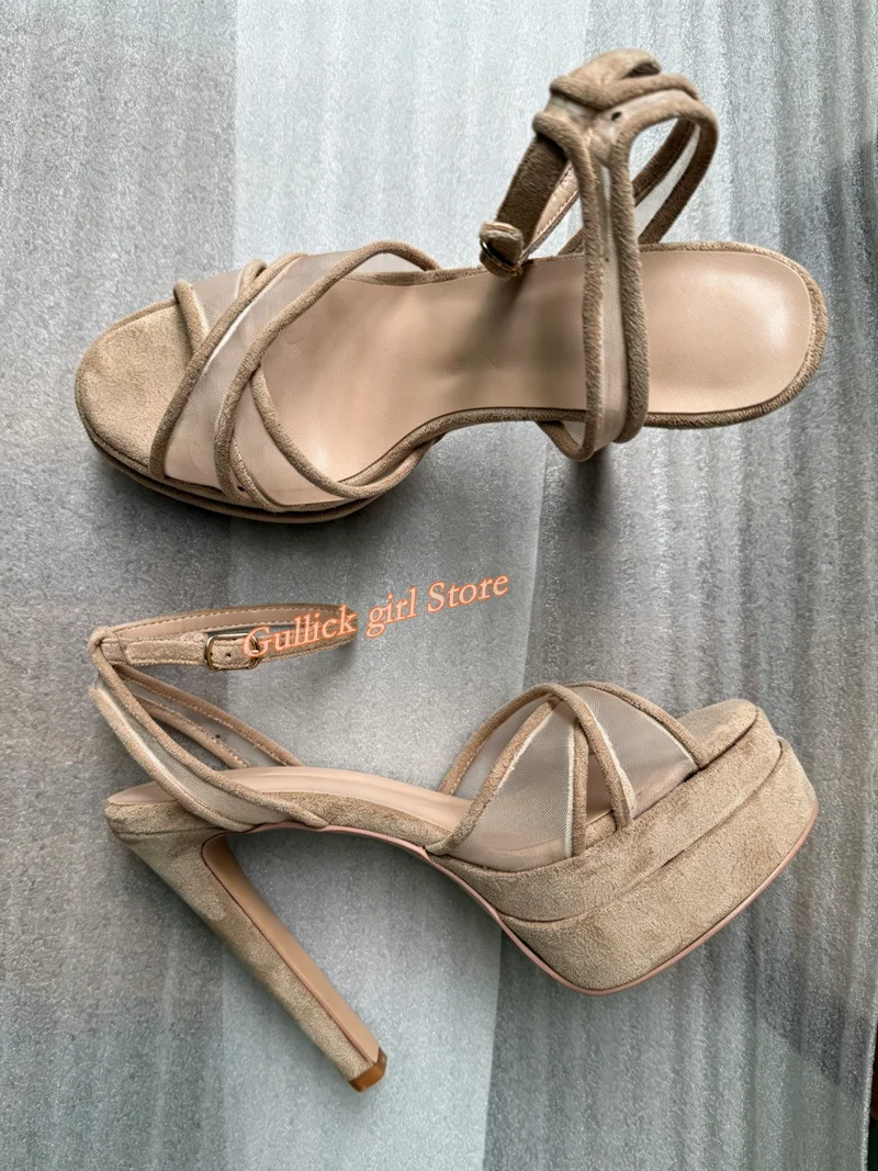 Double Platform Air Mesh Strap Sandals Open Toe Ankle Buckle Strap Block High Heel Cross Strap 2026 Summer Women Dress Shoes
Double Platform Air Mesh Strap Sandals Open Toe Ankle Buckle Strap Block High Heel Cross Strap 2026 Summer Women Dress Shoes