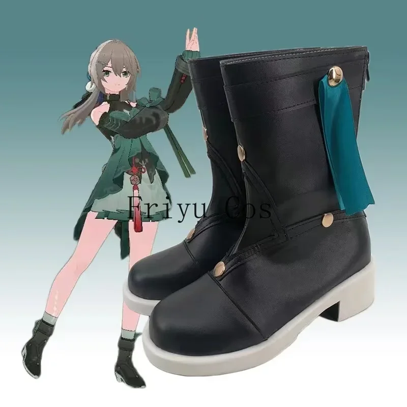 Game Honkai Star Rail Qingque Cosplay Shoes Halloween Costumes Props Boot Men and Women Sizes 34-48
Game Honkai Star Rail Qingque Cosplay Shoes Halloween Costumes Props Boot Men and Women Sizes 34-48