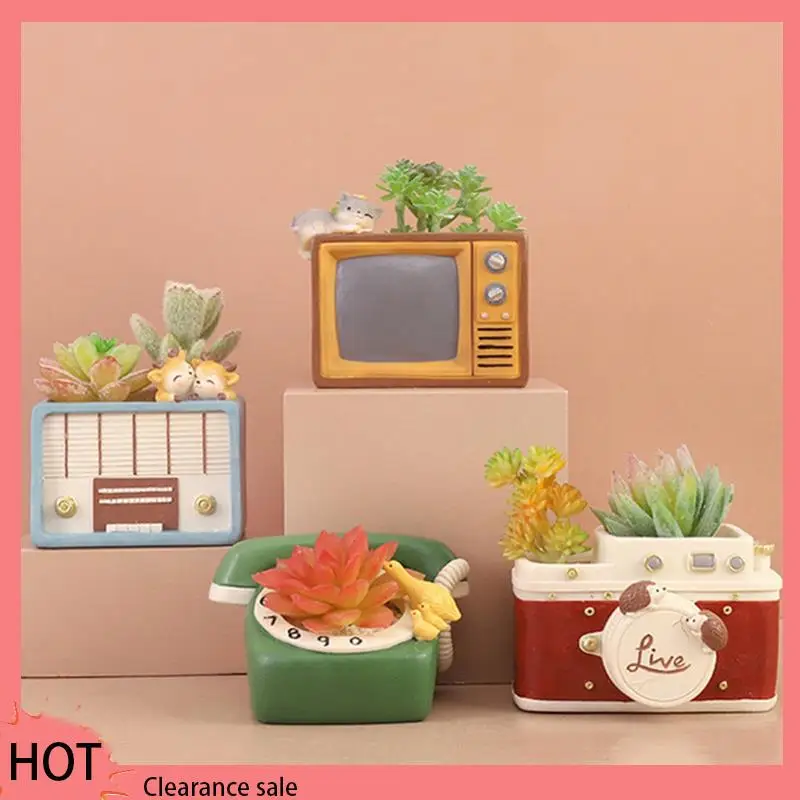 A88Z Flower Pot Retro Succulent Plant Container Home Garden Decoration Desktop Ornaments Flower Bonsai
A88Z Flower Pot Retro Succulent Plant Container Home Garden Decoration Desktop Ornaments Flower Bonsai