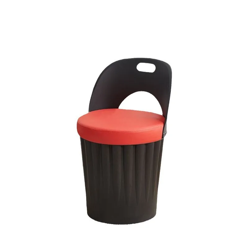 New Internet celebrity modern restaurant commercial paint bucket stool, backrest can be stored eating chair
New Internet celebrity modern restaurant commercial paint bucket stool, backrest can be stored eating chair