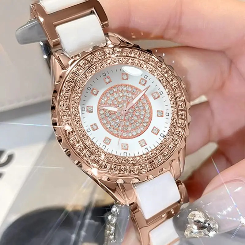 Luxury Women Watch Fashion Ladies Quartz Diamond Wristwatch Elegant Female Bracelet Watches Reloj Mujer Valentine's Day Gift Y2k
Luxury Women Watch Fashion Ladies Quartz Diamond Wristwatch Elegant Female Bracelet Watches Reloj Mujer Valentine's Day Gift Y2k