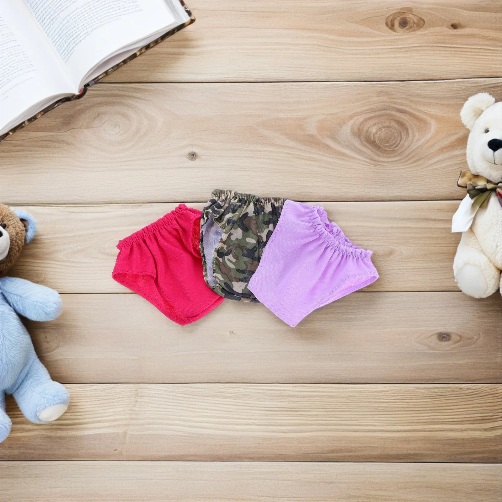 6Pcs Baby Undergarments Mini Size Soft Fabric Fit 18 Inch Girl Clothes Creative Design Reusable Diapers Play Accessories
6Pcs Baby Undergarments Mini Size Soft Fabric Fit 18 Inch Girl Clothes Creative Design Reusable Diapers Play Accessories