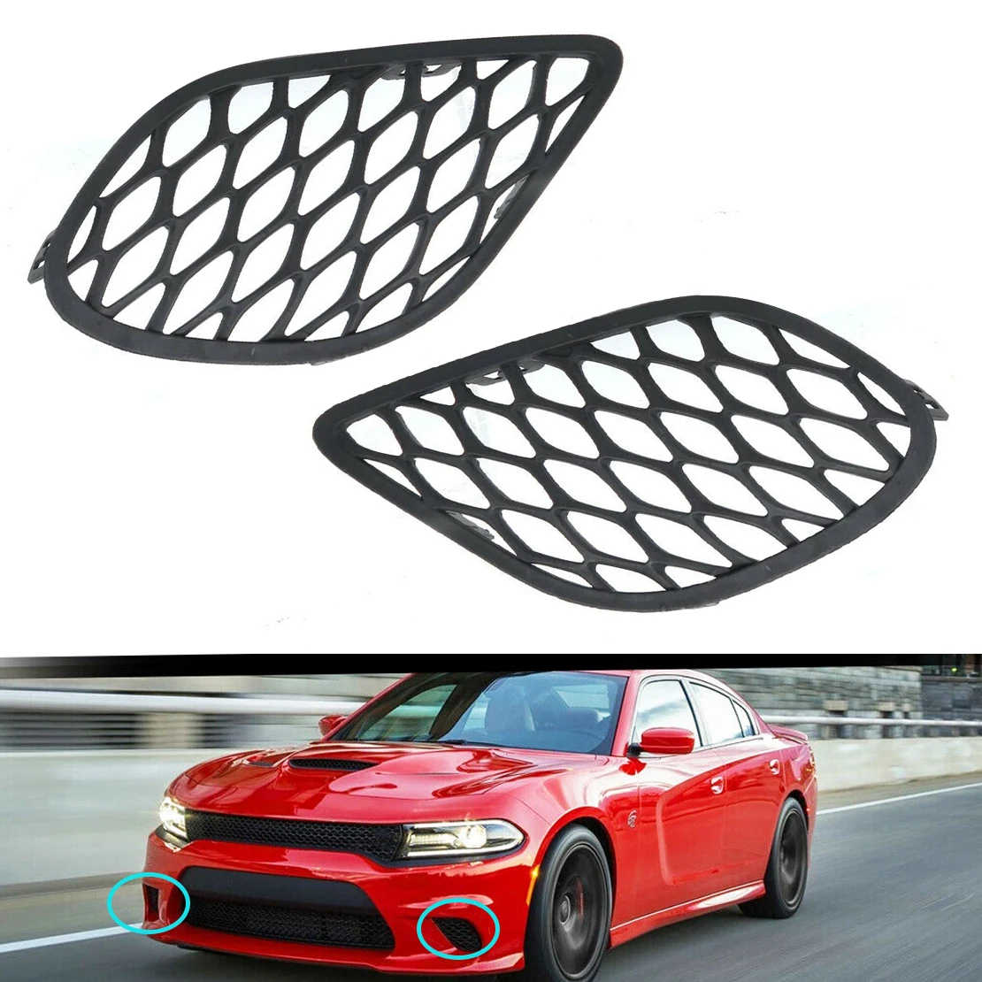 1 Pair Front Bumper Left Right Fog Light Lamp Cover Grille 68280493AA Fit for Dodge Charger 2015 2016-2018 68280492AA CH1038168
1 Pair Front Bumper Left Right Fog Light Lamp Cover Grille 68280493AA Fit for Dodge Charger 2015 2016-2018 68280492AA CH1038168