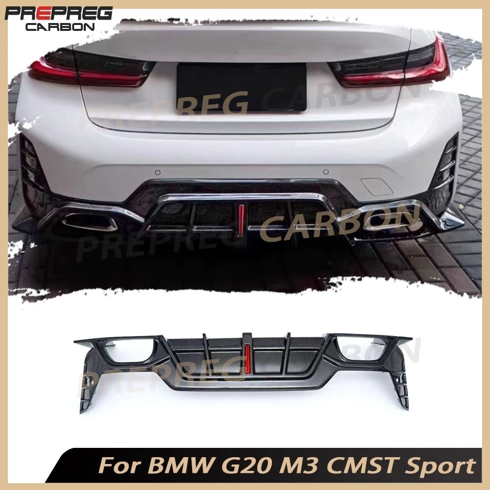 Prepreg Dry Carbon Rear Diffuser Spoiler For BMW G20 M3 CMST Sport 2023+ Bumper Diffuser Body Kits Spoiler Guard FRP
Prepreg Dry Carbon Rear Diffuser Spoiler For BMW G20 M3 CMST Sport 2023+ Bumper Diffuser Body Kits Spoiler Guard FRP
