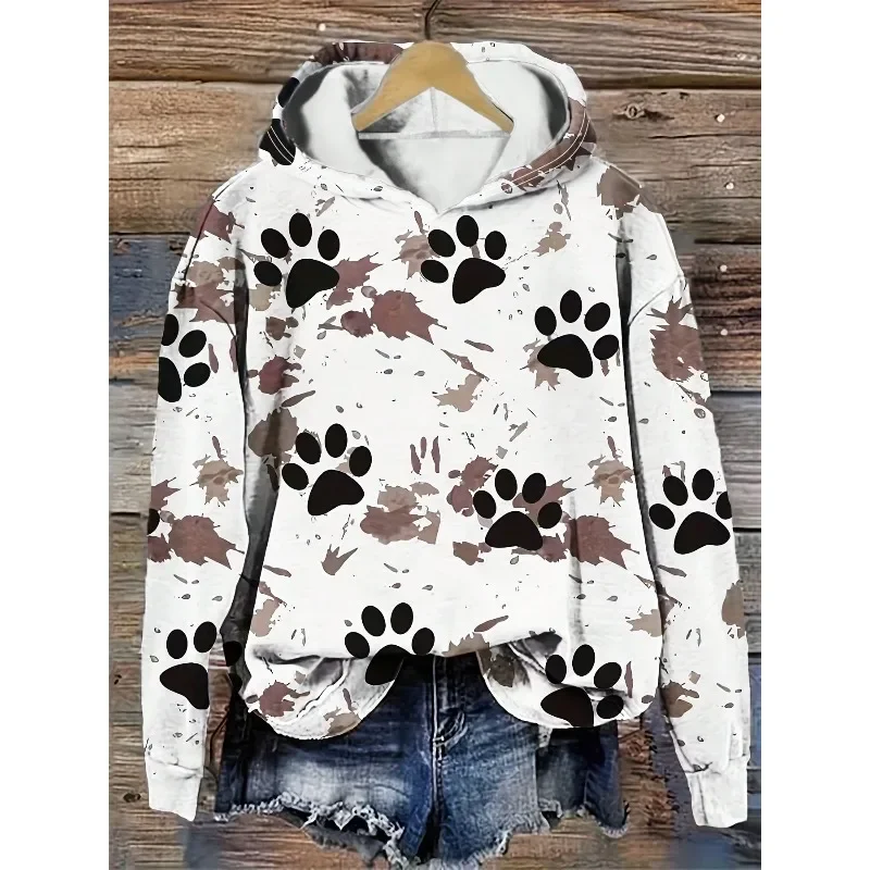 Большие размеры, новые женские толстовки с 3D принтом кошки и собаки, модные повседневные свободные толстовки
Большие размеры, новые женские толстовки с 3D принтом кошки и собаки, модные повседневные свободные толстовки