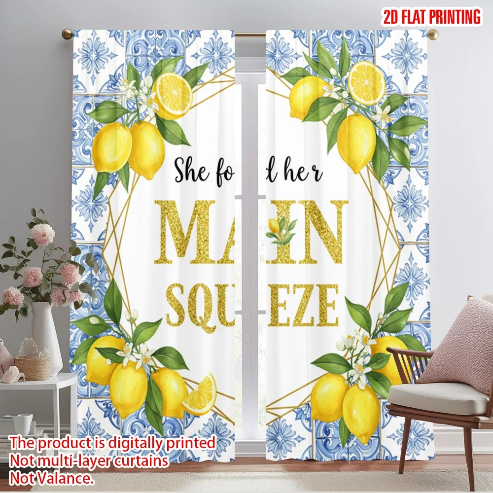 2pcs 2D flat printing Drapes She Found Her Main Squeeze Polyester Without Electricity Seasonal Party & Holiday Decor Use for 
2pcs 2D flat printing Drapes She Found Her Main Squeeze Polyester Without Electricity Seasonal Party & Holiday Decor Use for
