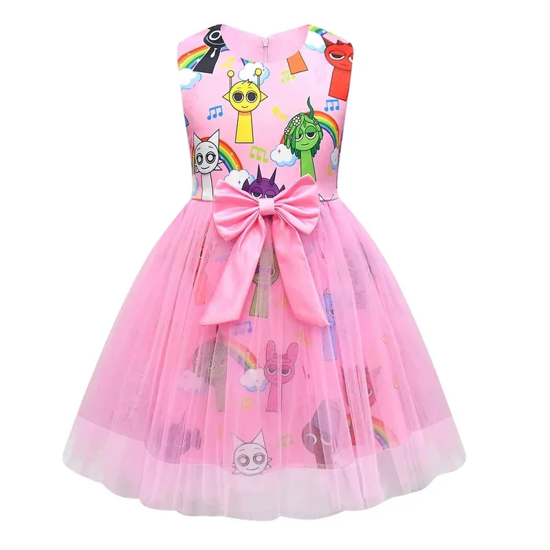 25COSSummer платье с бантом для девочек без рукавов Sprunki Princess Sprunki плюшевая сетчатая юбка-пачка детское платье для косплея на день рождения
25COSSummer платье с бантом для девочек без рукавов Sprunki Princess Sprunki плюшевая сетчатая юбка-пачка детское платье для косплея на день рождения