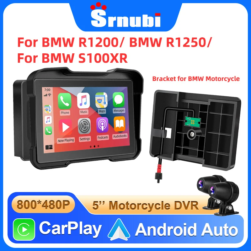 5 Inch For BMW R1200GS R1250GS S100XR Motorcycle DVR Wireless CarPlay Android Auto Portable Digital Dashboard Navigation Screen
5 Inch For BMW R1200GS R1250GS S100XR Motorcycle DVR Wireless CarPlay Android Auto Portable Digital Dashboard Navigation Screen