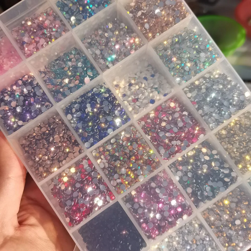 1Box(10000pcs) Mix Sizes Non Hot Fix Rhinestone Press on Nails Flat Back Crystal Stone Strass Glitter Diamond For Manicure Parts
1Box(10000pcs) Mix Sizes Non Hot Fix Rhinestone Press on Nails Flat Back Crystal Stone Strass Glitter Diamond For Manicure Parts