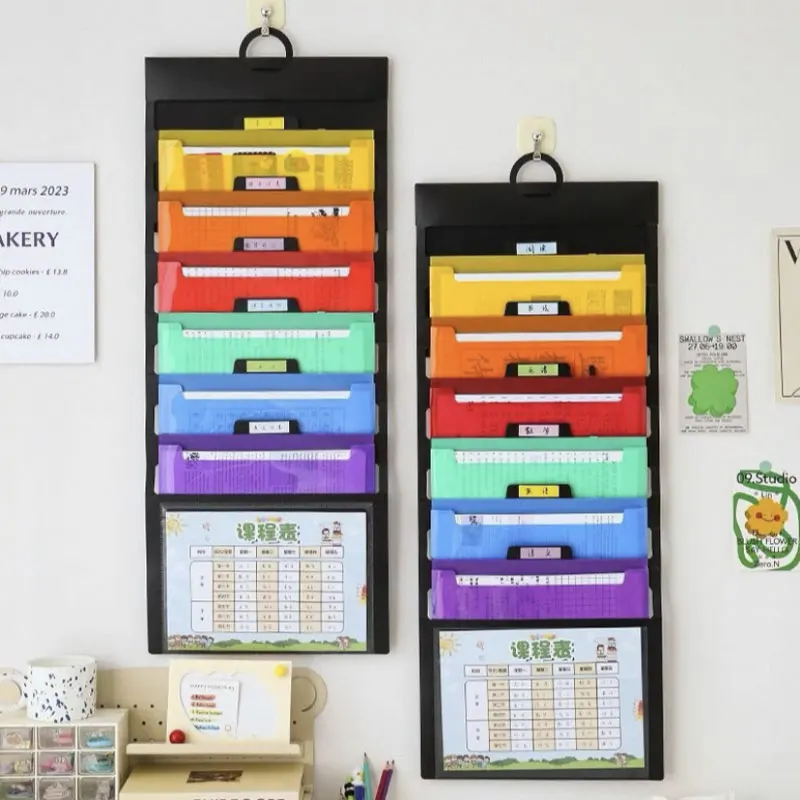 6-pocket hanging folder Multi-color hanging file organizer Multi-layer classification test paper organization folder
6-pocket hanging folder Multi-color hanging file organizer Multi-layer classification test paper organization folder
