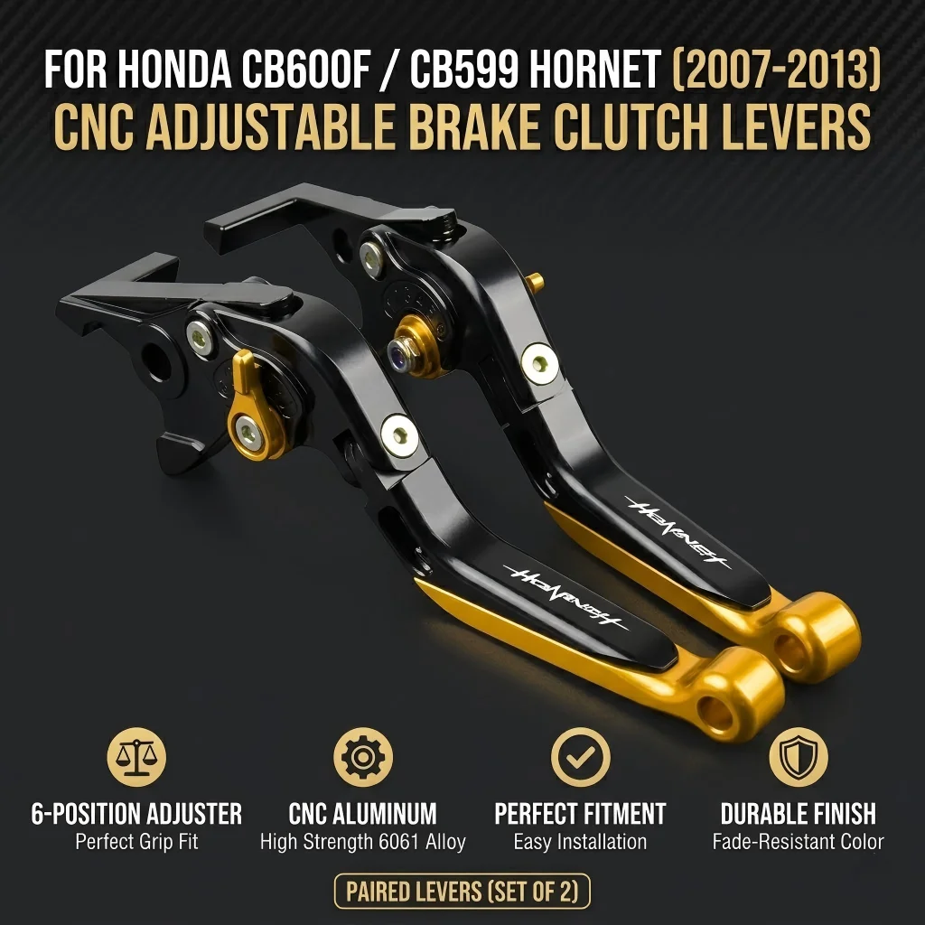 Motorcycle Adjustable Brake Clutch Levers & Handle Handlebar grips For Honda CB600F CB599 Hornet 2007-2013 Motorcycle Accessorie
Motorcycle Adjustable Brake Clutch Levers & Handle Handlebar grips For Honda CB600F CB599 Hornet 2007-2013 Motorcycle Accessorie
