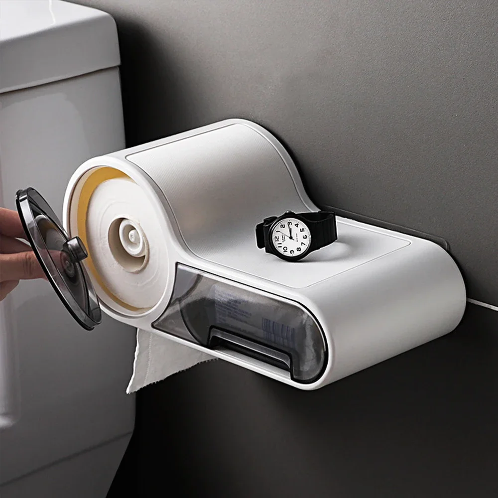 Toilet Paper Holder Rack Toilet Tissue Box Shelf Roll Paper Storage Box Waterproof Wall-Mounted Bathroom Accessories Banheiro
Toilet Paper Holder Rack Toilet Tissue Box Shelf Roll Paper Storage Box Waterproof Wall-Mounted Bathroom Accessories Banheiro