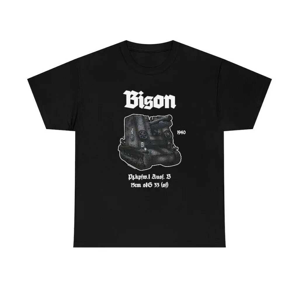 Мужская свободная футболка Bison I WWII в стиле милитари, Повседневная футболка из 100% хлопка в стиле милитари немецкой армии Panzer
Мужская свободная футболка Bison I WWII в стиле милитари, Повседневная футболка из 100% хлопка в стиле милитари немецкой армии Panzer