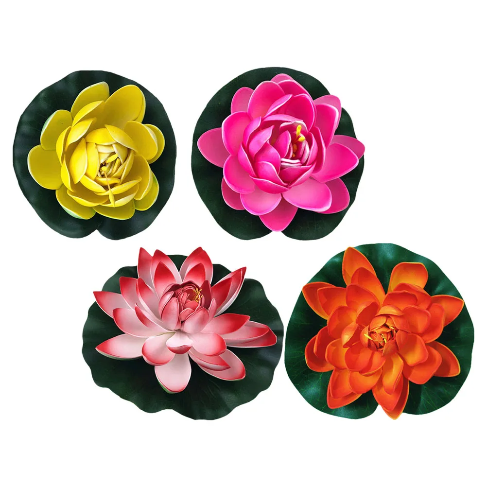 4 Pcs Flowers Plastic Home Garden Pond Imitation Lotus DecorLifelike Water Lily Lifelike Water Lily Pool nament
4 Pcs Flowers Plastic Home Garden Pond Imitation Lotus DecorLifelike Water Lily Lifelike Water Lily Pool nament