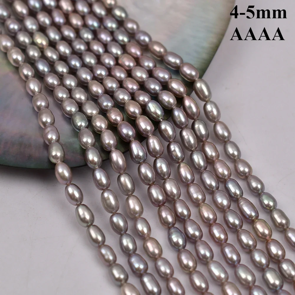 4-5mm 4A Natural Freshwater Gray Rice Pearl Isolated Loose Bead Women's Gift Jewelry Make DIY Necklace Bracelet Accessories 36cm
4-5mm 4A Natural Freshwater Gray Rice Pearl Isolated Loose Bead Women's Gift Jewelry Make DIY Necklace Bracelet Accessories 36cm