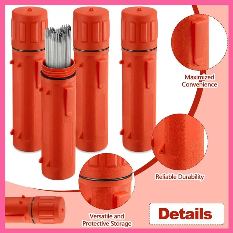 HOT-4 Pcs Electrode Rod Storage Tube 14 Inch Welding Rod Storage Airproof Welding Rod Container Waterproof
HOT-4 Pcs Electrode Rod Storage Tube 14 Inch Welding Rod Storage Airproof Welding Rod Container Waterproof