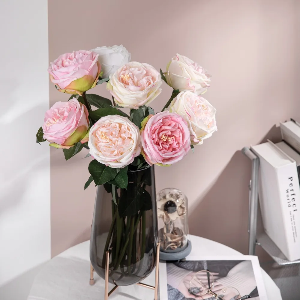 5Pcs Feel Latex Austin Rose Moisturizing Peony Real Touch Artificial Flowers Bride Bouquet Wedding Flower Arrangement Home Decor
5Pcs Feel Latex Austin Rose Moisturizing Peony Real Touch Artificial Flowers Bride Bouquet Wedding Flower Arrangement Home Decor