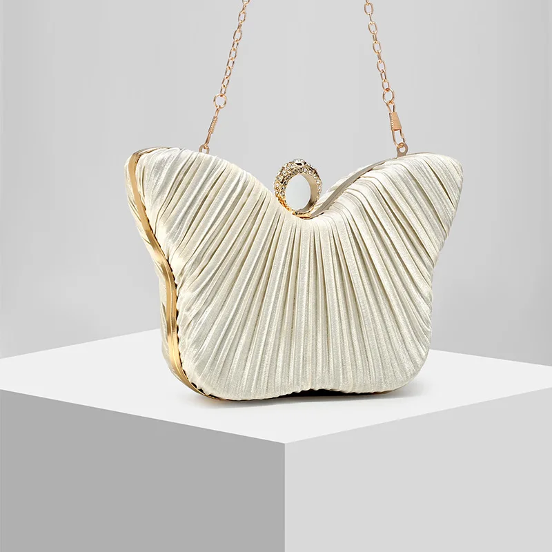 New Butterfly Box Evening Bag Diamond Buckle Pleated Women's Clutch Bag Luxury Designer Party Wedding Dinner Dress Banquet Bags
New Butterfly Box Evening Bag Diamond Buckle Pleated Women's Clutch Bag Luxury Designer Party Wedding Dinner Dress Banquet Bags