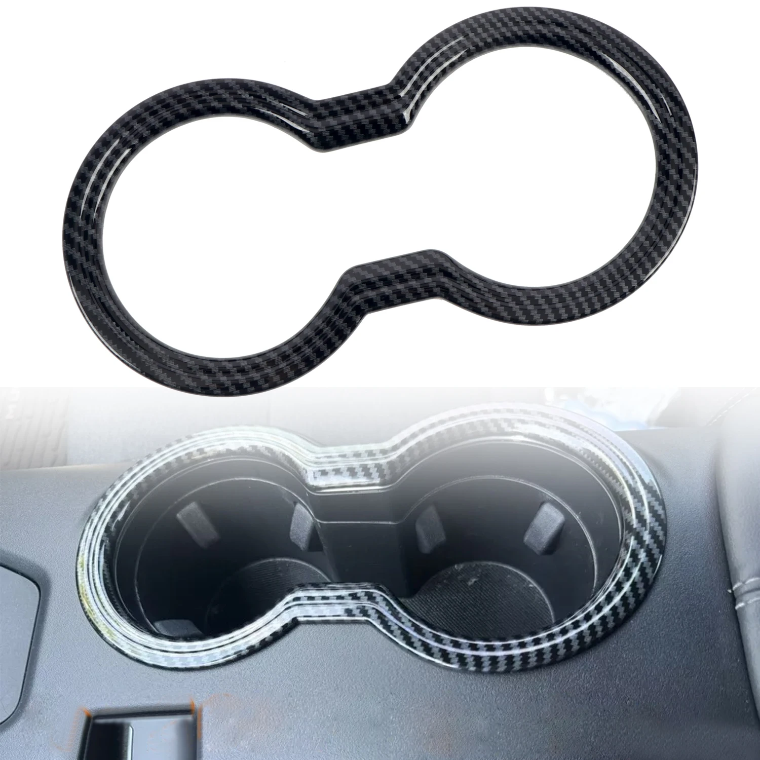 For Ford Mustang 2024 2025 ABS Carbon Fiber Style Water Cup Holder Cover Frame Trim Car-Styling Interior Parts Accessories
For Ford Mustang 2024 2025 ABS Carbon Fiber Style Water Cup Holder Cover Frame Trim Car-Styling Interior Parts Accessories