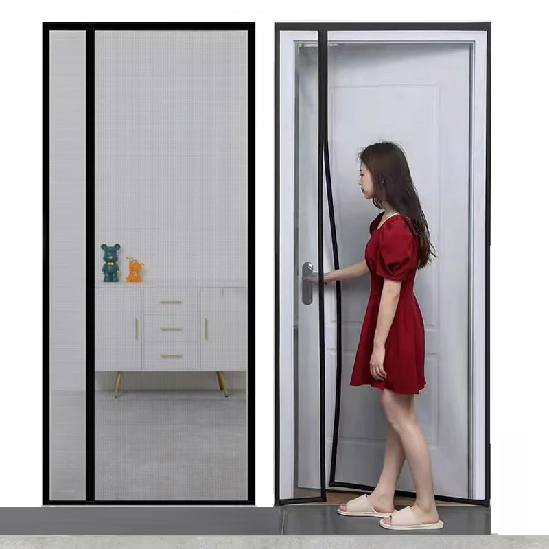 Magnetic mesh window, mosquito net, door curtain, summer insect proof mesh door curtain, customized size, no drilling holes
Magnetic mesh window, mosquito net, door curtain, summer insect proof mesh door curtain, customized size, no drilling holes